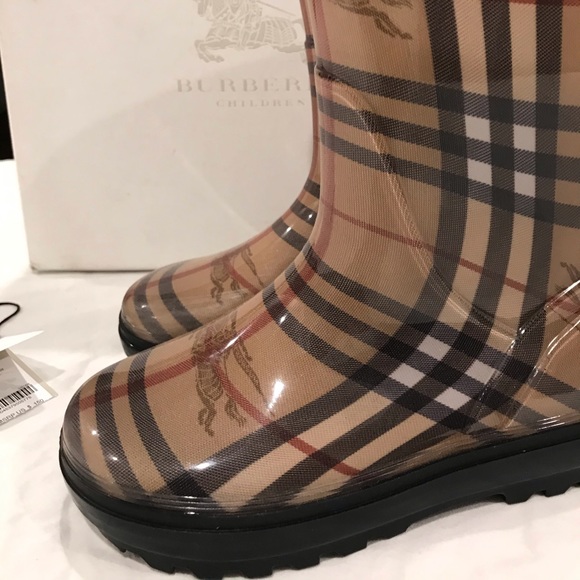 Burberry kids rain boots - Picture 1 of 5